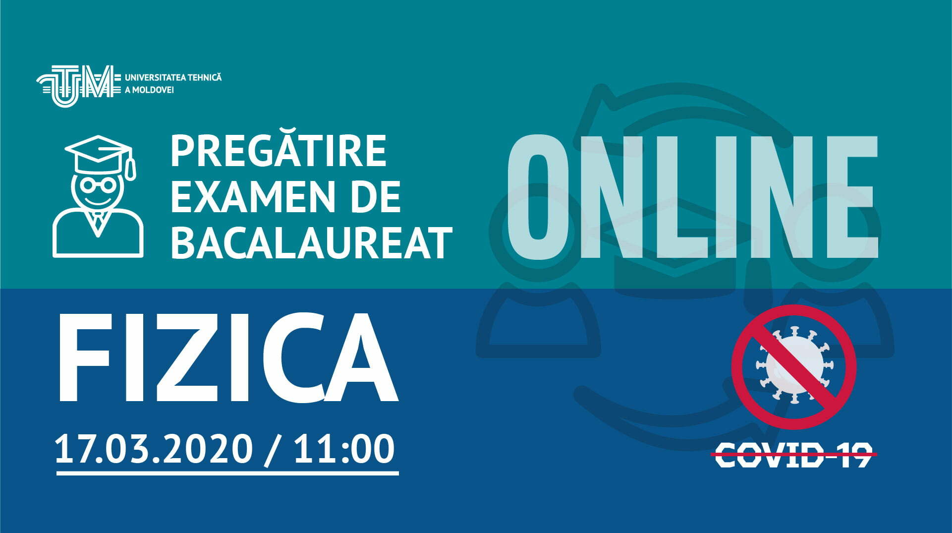 BAC fizica - 17 martie/ 11.00: curs online pentru BAC la fizică