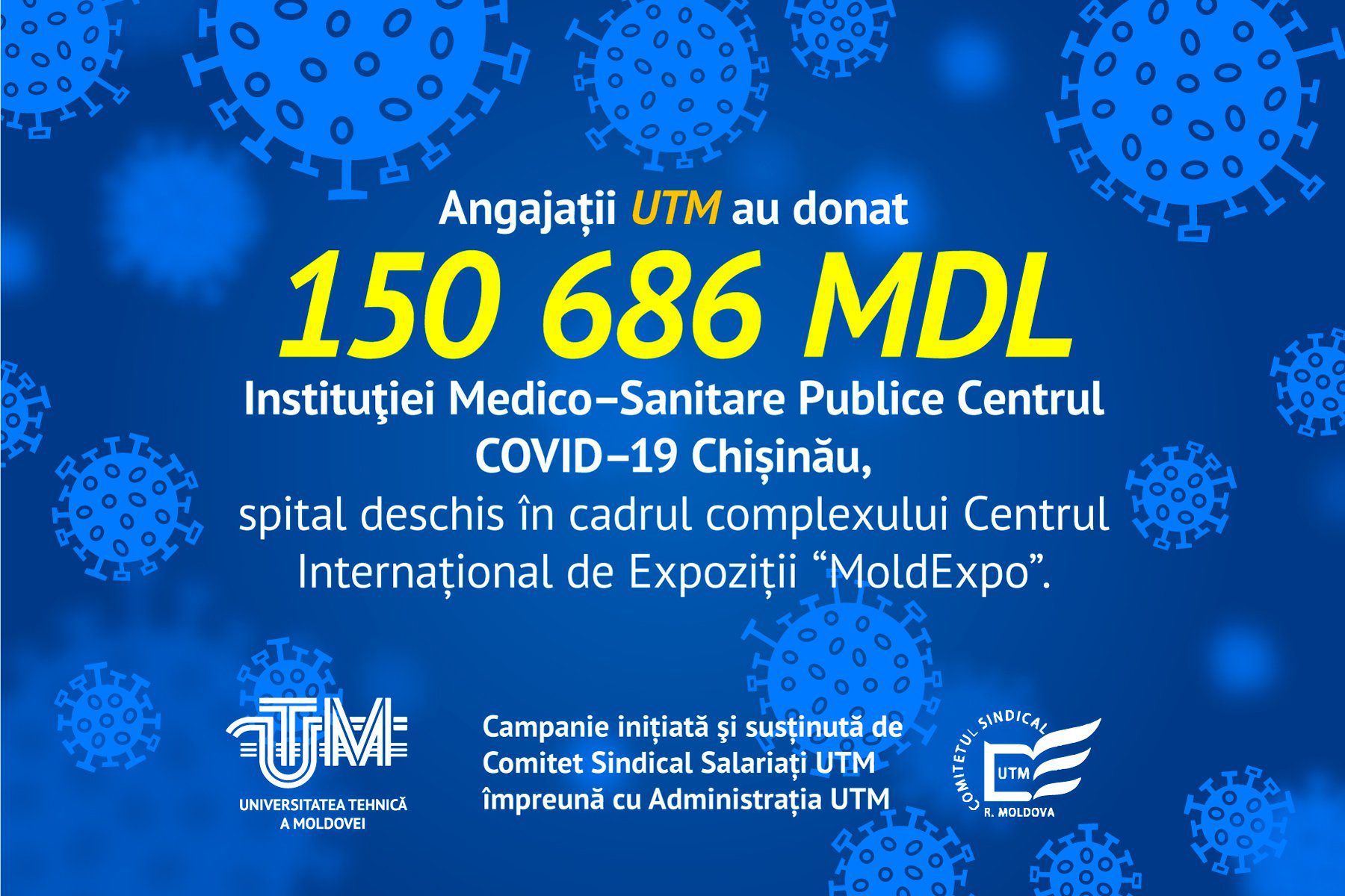covid salariati - UTM se solidarizează acțiunilor municipalității de combatere a C̶O̶V̶I̶D̶-1̶9̶