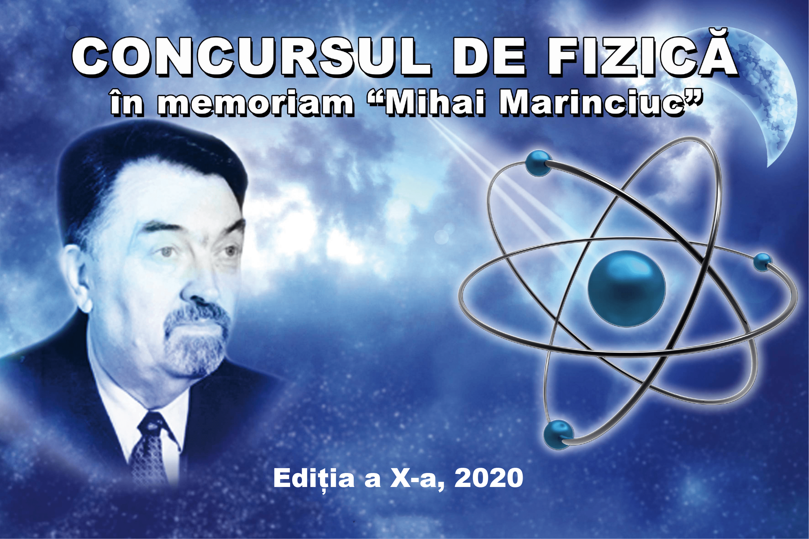baner 2020 Editia X - Invitație la Concursul de fizică „In Memoriam Mihai Marinciuc”